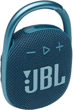 Load image into Gallery viewer, JBL 2 Pack Clip 4 Waterproof Wireless Audio Bluetooth Speaker Bundle (Blue)