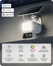 Load image into Gallery viewer, Tapo 4K Outdoor Pan/Tilt Wireless Security Camera - Battery with Solar Charging, 360° Motion Track, 24/7 Capture, Person/Vehicle Detection, Subscription-Free Local Storage or Optional Cloud, C660 KIT
