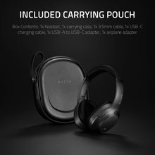 Load image into Gallery viewer, Razer Opus Active Noise Cancelling ANC Wireless Headphones: THX Audio Tuning - 25 Hr Battery - Bluetooth &amp; 3.5mm Jack Compatible - Auto Play/Auto Pause - Carrying Case Included - Classic Black
