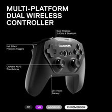 Load image into Gallery viewer, SteelSeries Stratus Duo Wireless Gaming Controller – Compatible with Android, Windows, VR, and Chromebooks – Dual-Wireless Connectivity – High-Performance Materials – Supports Fortnite Mobile
