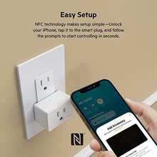 Load image into Gallery viewer, Wemo Smart Plug with Thread - Smart Outlet for Apple HomeKit - Smart Home Products, Smart Home Lighting, Smart Home Gadgets - Homekit Smart Plug - Tech Gifts - Works W/ Apple iPhone, Easy NFC Set Up
