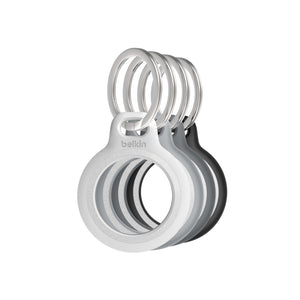 Belkin Apple AirTag Secure Holders with Key Ring - Durable, Scratch-Resistant Case with Open Face & Raised Edges