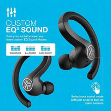 Load image into Gallery viewer, JLab JBuds Air Sport True Wireless Bluetooth Earbuds + Charging Case, Black, IP66 Sweat Resistance, Class 1 Bluetooth 5.0 Connection, 3 EQ Sound Settings Signature, Balanced, Bass Boost
