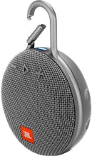 Load image into Gallery viewer, JBL CLIP 3 %2D Waterproof Portable Bluetooth Speaker %2D Gray %28Renewed%29

