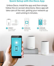 Load image into Gallery viewer, TP-Link Deco AXE5400 Tri-Band WiFi 6E Mesh System(Deco XE75) - Covers up to 5500 Sq.Ft, Replaces WiFi Router and Extender, AI-Driven Mesh, New 6GHz Band (Renewed)
