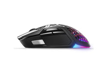 Load image into Gallery viewer, SteelSeries Aerox 5 Wireless - Holey RGB Gaming Mouse - Ultra-lightweight Water Resistant Design - 9 Buttons – Bluetooth/2.4 GHz - 18K DPI TrueMove Air Optical Sensor
