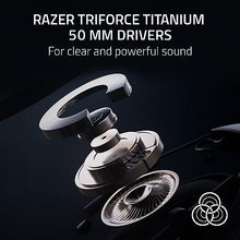 Load image into Gallery viewer, Razer BlackShark V2 HyperSpeed Wireless Gaming Headset: 280g Lightweight - THX Spatial Audio - Bendable Mic - 50mm Drivers - 2.4GHz, Bluetooth or USB - 70 Hr Battery w/USB Type C Charging - Black (Renewed)
