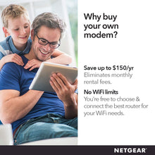 Load image into Gallery viewer, NETGEAR Cable Modem CM600 - Compatible With All Cable Providers Including Xfinity by Comcast, Spectrum, Cox | For Cable Plans Up to 400 Mbps | DOCSIS 3.0 (Renewed)
