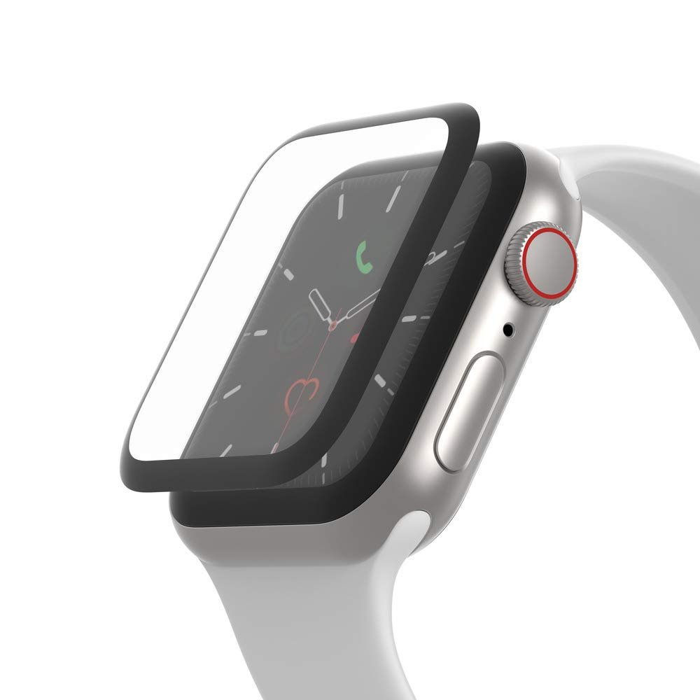 Belkin Apple Watch Series 6 40mm Screen Protector, Edge-to-Edge Coverage Compatible with Apple Watch Series 6, 5, 4, SE for 40mm