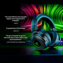 Load image into Gallery viewer, Razer Kraken V3 Pro Wireless Gaming Headset with Haptic Technology, THX Spatial Audio, 50mm Titanium Drivers, Hybrid Memory Foam Cushions
