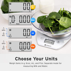 Etekcity Smart Food Kitchen Scale