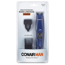 Load image into Gallery viewer, CONAIR Respect The Ritual Trimmer All Purpose Stainless Steel Rechargeable Male
