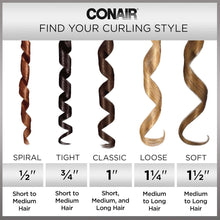 Load image into Gallery viewer, CONAIR Infiniti Pro Curling Titanium Corded Electric Barrel

