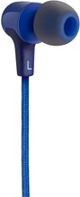 Load image into Gallery viewer, JBL E25BT Bluetooth in-Ear Headphones Blue (Renewed)
