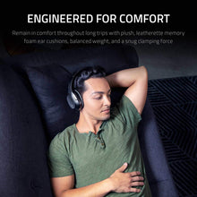Load image into Gallery viewer, Razer Opus Active Noise Cancelling ANC Wireless Headphones: THX Audio Tuning - 25 Hr Battery - Bluetooth &amp; 3.5mm Jack Compatible - Auto Play/Auto Pause - Carrying Case Included - Classic Black
