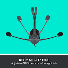 Load image into Gallery viewer, Logitech Stereo Headset H111 Analog - emea
