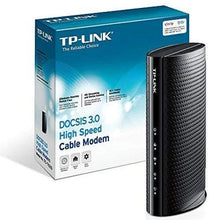 Load image into Gallery viewer, TP-Link DOCSIS 3.0 (16x4) High Speed Cable Modem, Max Download Speeds of 686Mbps, Certified for Comcast XFINITY, Time Warner Cable, Cox Communications, Charter, Spectrum (TC-7620)
