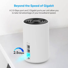 Load image into Gallery viewer, TP-Link Deco AXE5400 Tri-Band WiFi 6E Mesh System(Deco XE75 Pro) - 2.5G WAN/LAN Port, Covers up to 7200 Sq.Ft, Replaces WiFi Router and Extender, AI-Driven Mesh, New 6GHz Band, 3-Pack (Renewed)
