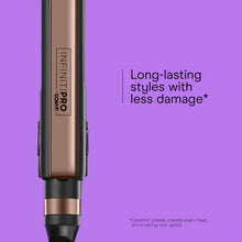 Load image into Gallery viewer, Infiniti PRO CONAIR Rose Gold Ceramic Flat Iron Hair Straightener,
