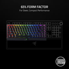Load image into Gallery viewer, Razer BlackWidow V3 Mini HyperSpeed 65% Wireless Mechanical Gaming Keyboard
