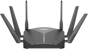 D-Link WiFi Router AC3000 Mesh Smart Internet Network Compatible with Alexa & Google Assistant, MU-MIMO Tri Band Gigabit Gaming Mesh (DIR-3040-US) (Renewed)