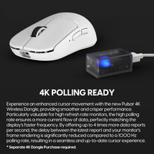 Load image into Gallery viewer, Pulsar Gaming Gears X2 V2 and X2 H and X2 A Series Wireless Gaming Mouse, Ultra Lightweight, Symmetrical, Optical Switch, 2.4 Ghz 1 ms, 26000 DPI, PAW3395 Sensor (Renewed)
