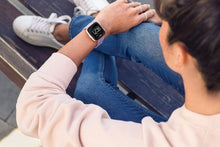 Load image into Gallery viewer, Fitbit Versa Special Edition Smartwatch with Woven Band - Lavender / Rose Gold (Renewed)
