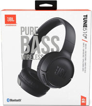 Load image into Gallery viewer, JBL Tune 510BT: Wireless On-Ear Headphones with Purebass Sound
