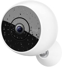 Load image into Gallery viewer, Logitech Circle 2 Wi-Fi Home Security Indoor/Outdoor 1080p Camera Wire-Free White - - Renewed
