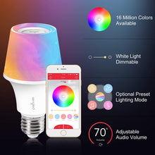 Load image into Gallery viewer, Sengled Solo RGBW Bluetooth Light Bulb Speaker
