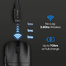 Load image into Gallery viewer, Pulsar Gaming Gears X2 Wireless Gaming Mouse, Ultra Lightweight, Symmetrical, 2.4 Ghz 1 ms, 26000 DPI, Optical Sensor PAW3395, TTC Gold Encoder (Renewed)
