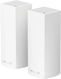 Linksys Velop Tri-Band AC4400 Whole Home WiFi Mesh System- 2-Pack (Coverage up to 4000 sq. ft) (Renewed)