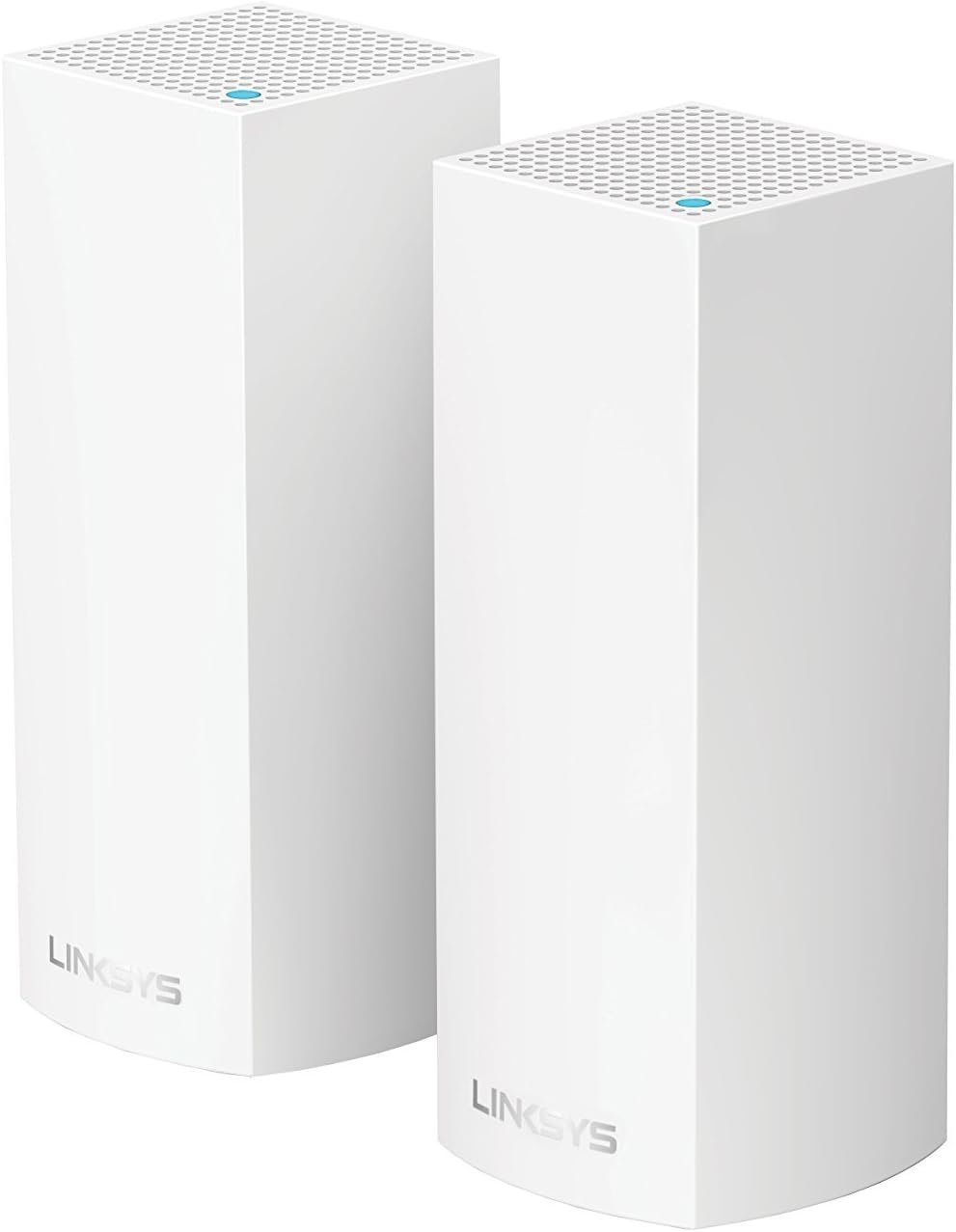 Linksys Velop Tri-Band AC4400 Whole Home WiFi Mesh System- 2-Pack (Coverage up to 4000 sq. ft) (Renewed)