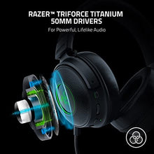 Load image into Gallery viewer, Razer Kraken V3 Pro Wireless Gaming Headset with Haptic Technology, THX Spatial Audio, 50mm Titanium Drivers, Hybrid Memory Foam Cushions
