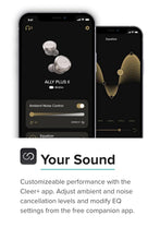 Load image into Gallery viewer, Cleer Audio Ally Plus II True Wireless Noise Cancelling Earbuds, Long Lasting 33 Hour Battery, Best Bluetooth Earbuds, Smart Controls Mobile App
