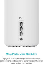 Load image into Gallery viewer, TP-Link Deco AXE5400 Tri-Band WiFi 6E Mesh System(Deco XE75) - Covers up to 5500 Sq.Ft, Replaces WiFi Router and Extender, AI-Driven Mesh, New 6GHz Band (Renewed)
