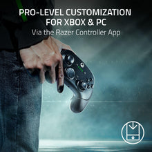 Load image into Gallery viewer, Razer Wolverine V3 Pro Wireless Gaming Controller: Licensed for Xbox Series X|S, Xbox One, Windows PC - 6 Remappable Buttons - Fast Triggers - Customizable Thumbsticks - Wired Tournament Mode - Black
