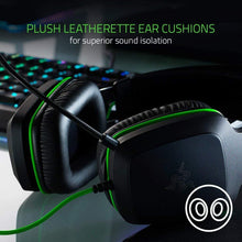Load image into Gallery viewer, Razer Electra V2 - 7.1 Surround Sound Gaming Headset with Detachable Microphone - Compatible with PC, Xbox One &amp; Playstation 4 (Certified Refurbished)
