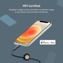 Load image into Gallery viewer, Belkin BoostCharge Pro Flex Braided USB Type A to Lightning Cable (2M/6.6FT), MFi Certified Charging Cable for iPhone 13, 12, 11, Pro, Max, Mini, SE, iPad and More,

