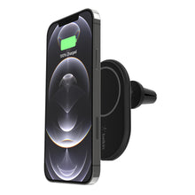 Load image into Gallery viewer, Belkin MagSafe-Compatible Magnetic Wireless Car Charger 10W - Wireless Charger, Magnetic Car Vent Phone Mount for iPhone 17, iPhone 16, 15, &amp; 14 Series, Pixel 10 (Power Supply Included) - Black
