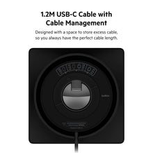 Load image into Gallery viewer, Belkin Apple Watch Charger - Fast Wireless Charging Pad - Travel Charger with Nightstand Mode W/USB-C Cable Included for Apple Watch (Compatible with All Models) - Black
