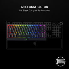 Load image into Gallery viewer, Razer BlackWidow V3 Mini HyperSpeed 65% Wireless Mechanical Gaming Keyboard
