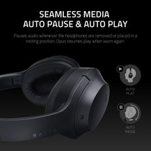Load image into Gallery viewer, Razer Opus Active Noise Cancelling ANC Wireless Headphones: THX Audio Tuning - 25 Hr Battery - Bluetooth &amp; 3.5mm Jack Compatible - Auto Play/Auto Pause - Carrying Case Included - Classic Black
