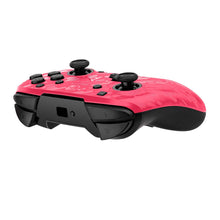 Load image into Gallery viewer, PDP Gaming Faceoff Deluxe Wireless Switch Pro Controller - Pink Camo / Camouflage - Officially Licensed by Nintendo - Customizable buttons, sticks, triggers, and paddles - Motion Sensing Controllers
