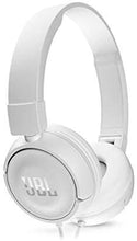 Load image into Gallery viewer, JBL Pure Bass Sound T450 Wired On-Ear Headphones White (Renewed)
