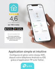 Load image into Gallery viewer, TP-Link RE405BE - BE6500 WLAN Signal Booster 7 Dual Band 6.5 Gbit/s with 2.5GbE Connection and EasyMesh Compatibility
