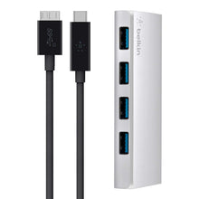 Load image into Gallery viewer, Belkin 3-Foot USB-C to USB-C (Type C to Type C) Thunderbolt 3 Cable, Compatible with Thunderbolt 3 and USB 3.1 (Renewed)
