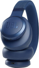 Load image into Gallery viewer, JBL Live 660NC - Wireless Over-Ear Noise Cancelling Headphones with Long Lasting Battery and Voice Assistant - Blue, Medium

