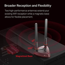 Load image into Gallery viewer, TP-Link WiFi 6 AX3000 PCIe WiFi Card (Archer TX3000E), Up to 2400Mbps, Bluetooth 5.2, 802.11AX Dual Band Wireless Adapter with MU-MIMO,OFDMA,Ultra-Low Latency, Supports Windows 11, 10 (64bit) only
