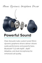 Load image into Gallery viewer, Cleer Audio Ally Plus II True Wireless Noise Cancelling Earbuds, Long Lasting 33 Hour Battery, Best Bluetooth Earbuds, Smart Controls Mobile App
